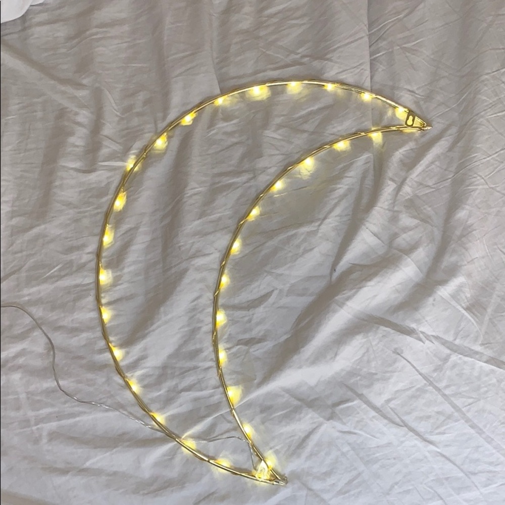 Light up moon sign